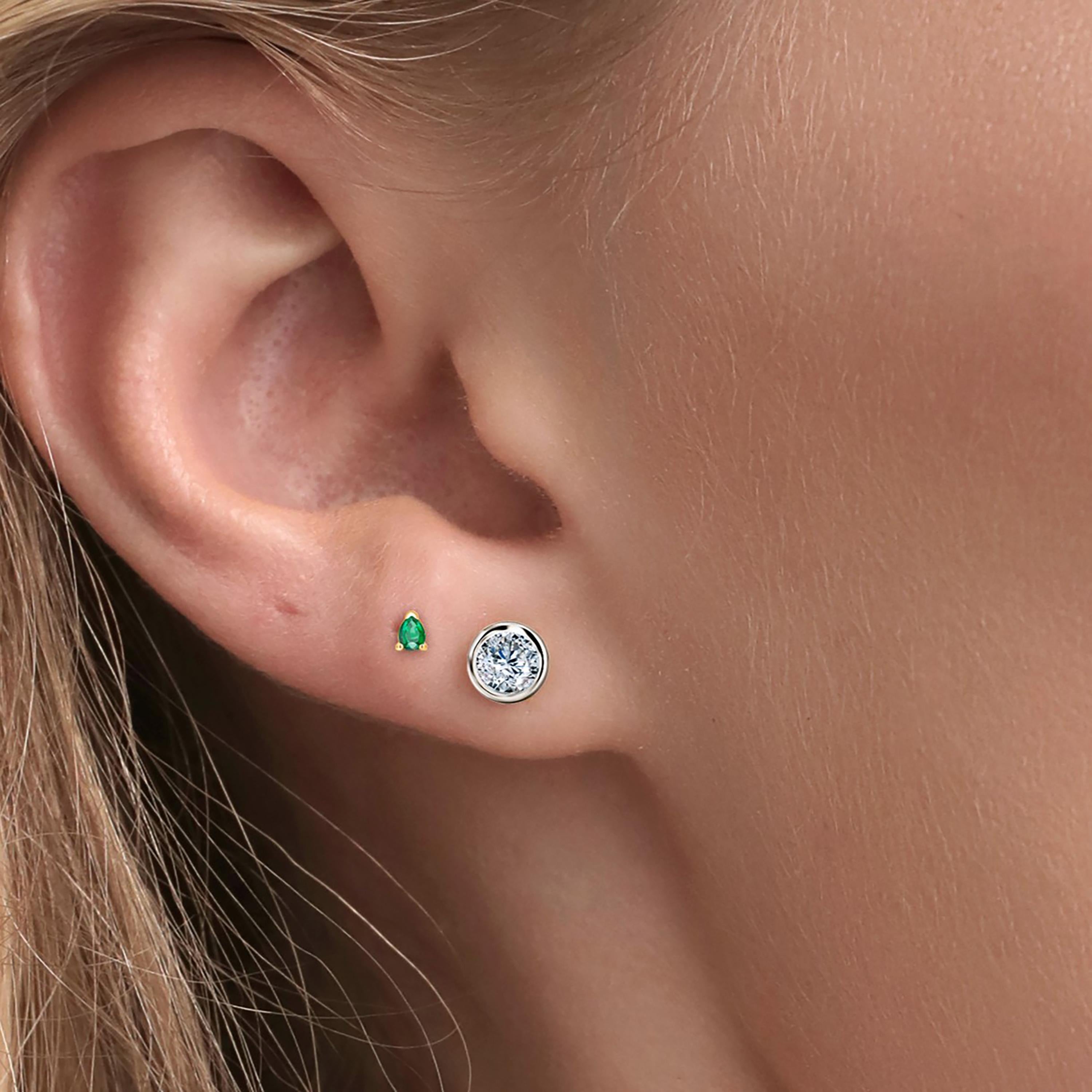 third hole earrings