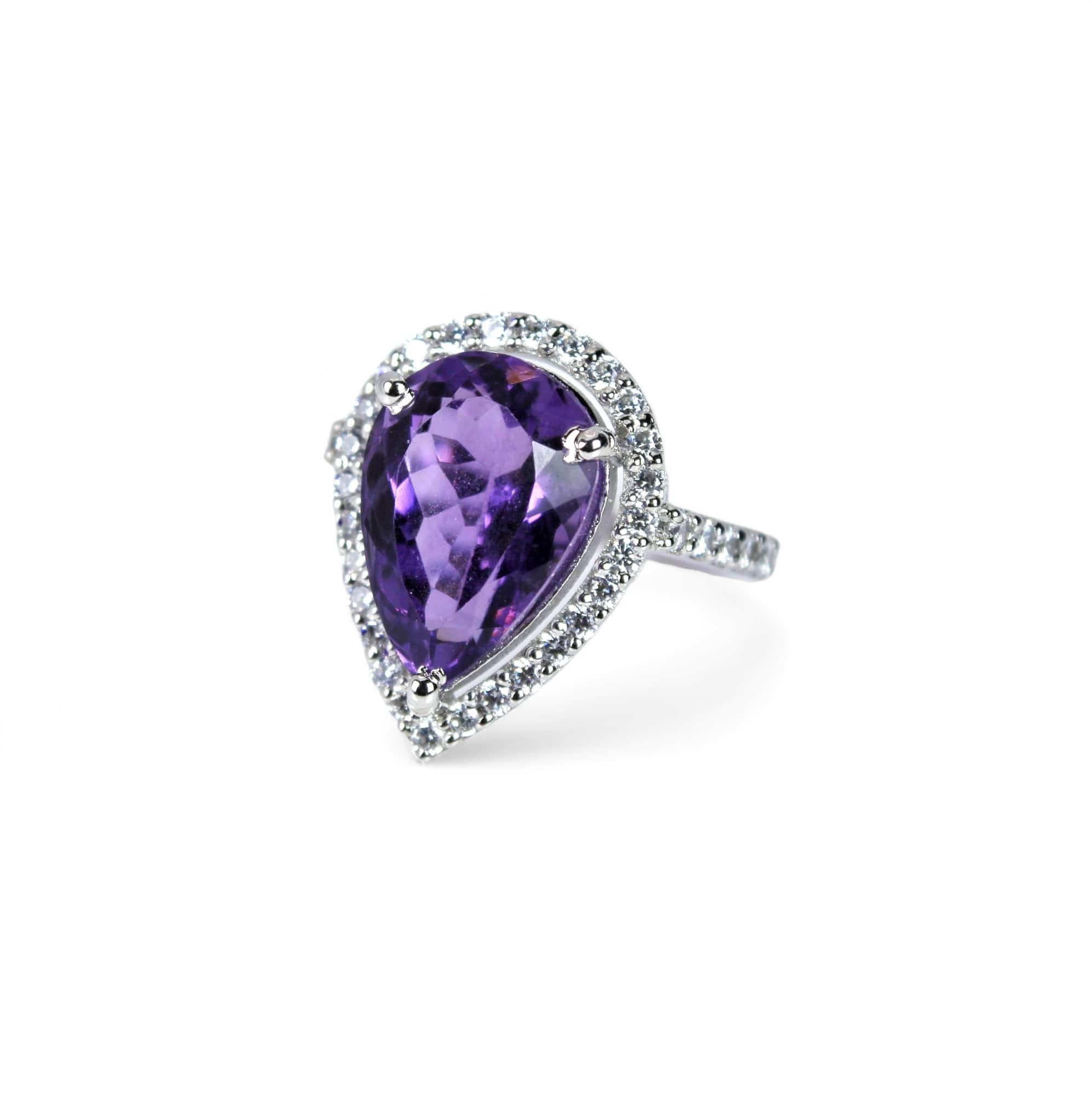 Dettagli del prodotto:

Metallo - Argento
Misura dell'anello indiano - 10
Peso lordo del prodotto - 5.350 grammi
Pietra preziosa - Ametista
Peso della pietra - 6.95 Carati
Forma della pietra - Pera
Dimensioni della pietra - 14 x 10 mm

La gemma di