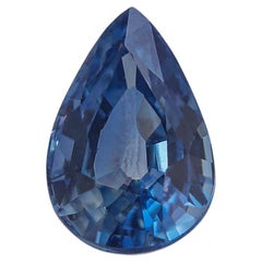 Pear Shaped Natural Sapphire 1.110 Carats Sapphire Gemstone Sapphire for Rings