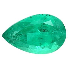 Birnenförmiger russischer Smaragd-Ring-Edelstein 1,17 Karat, ICL-zertifiziert