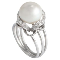 Pearl 18K White Gold Ring