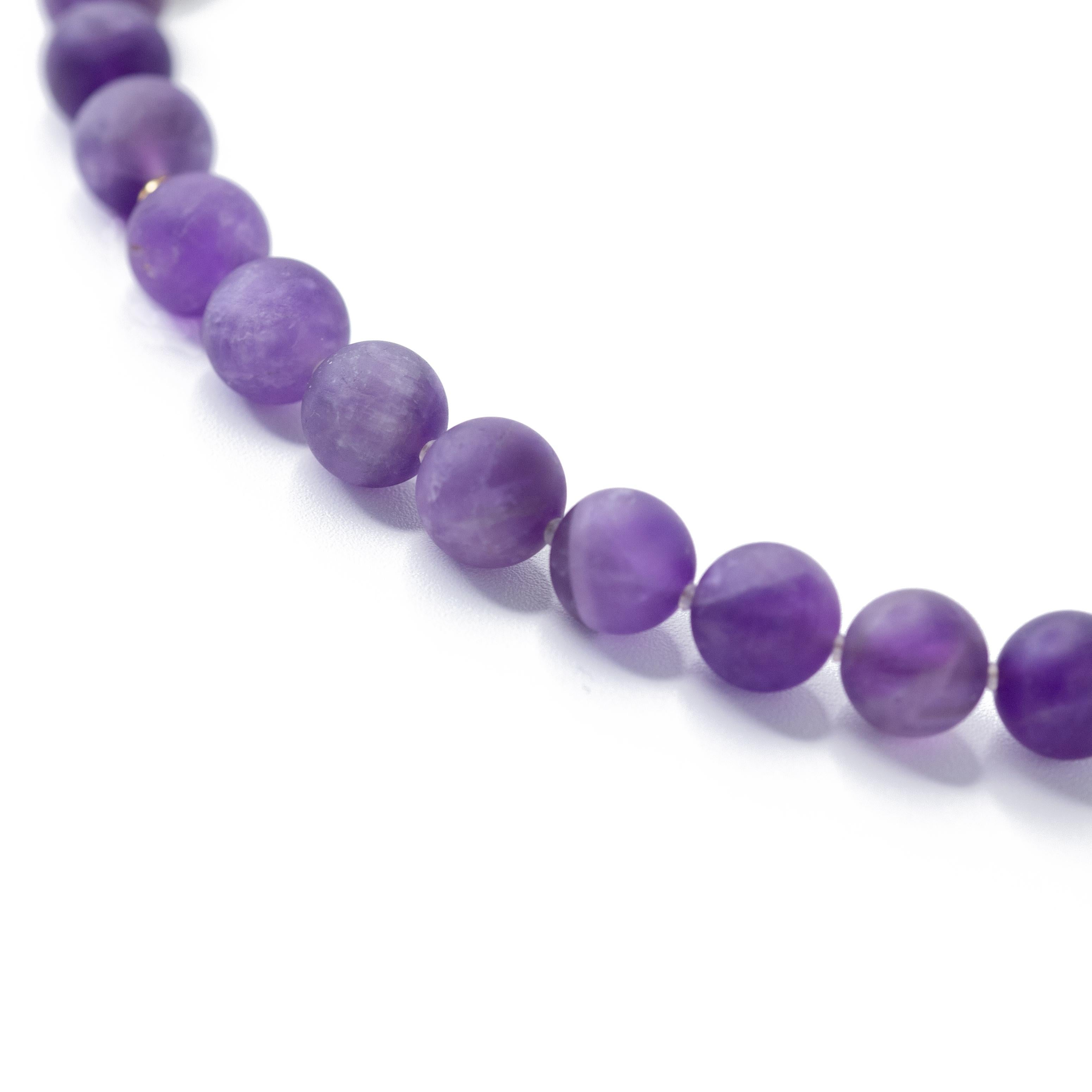 Pearl Amethyst Seaside Necklace - by Bombyx House In New Condition For Sale In Westport, CT