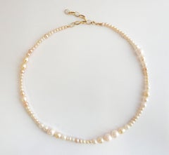 Pearl and 9 Karat Gold Necklace by Allison Bryan