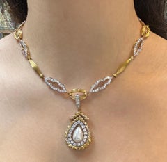 Pearl and Diamond Necklace