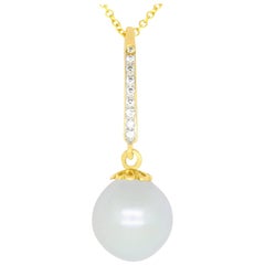 Pearl and Diamond Pendant