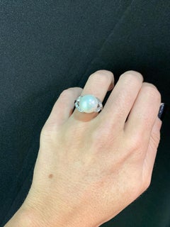Pearl and Diamond Ring