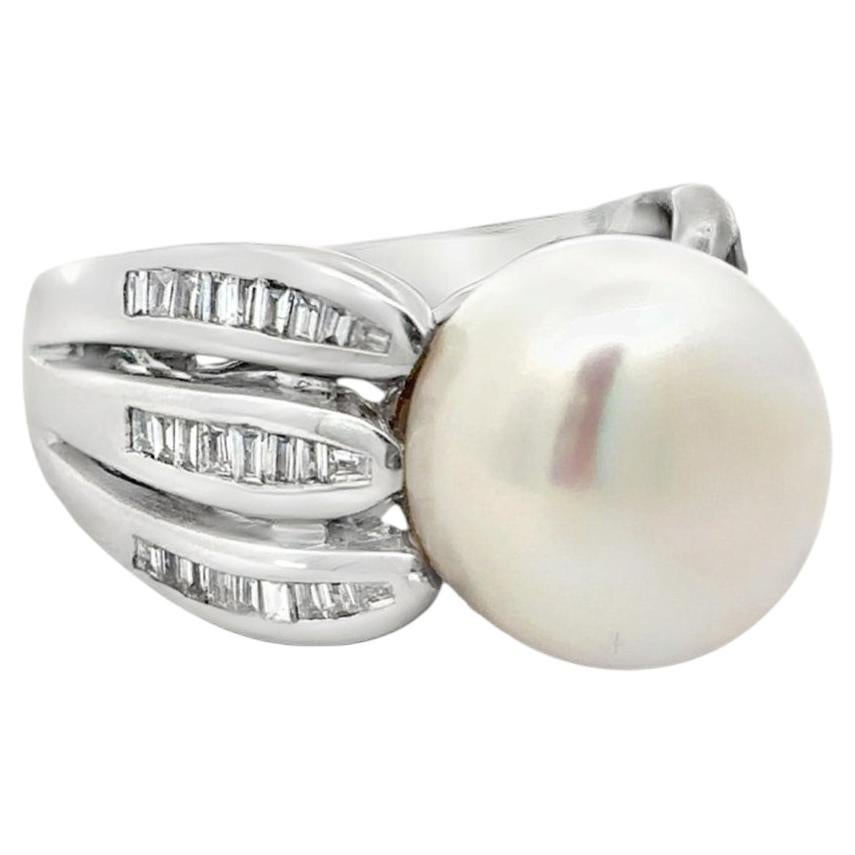 Pearl and Diamond Ring
