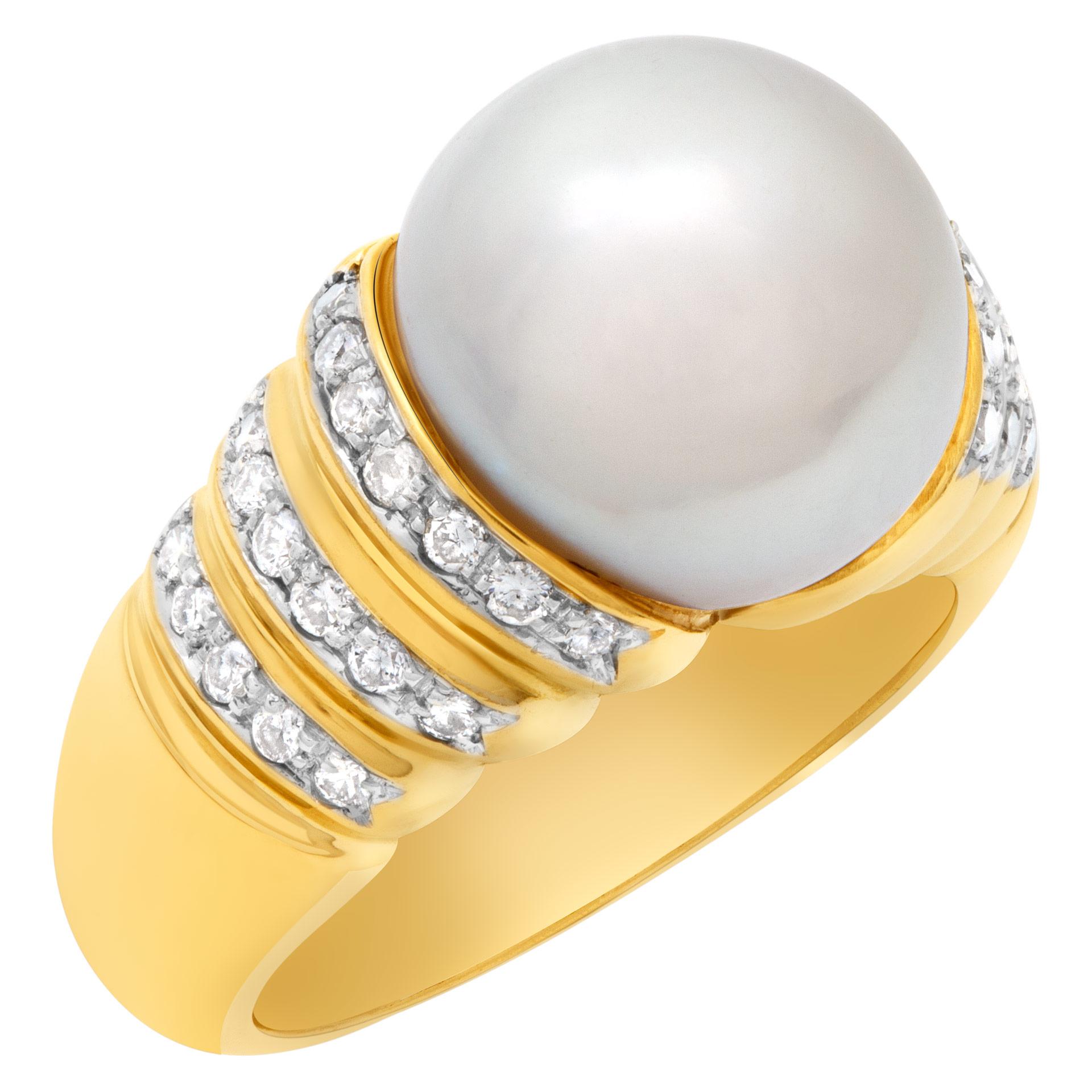 pearl ring for men