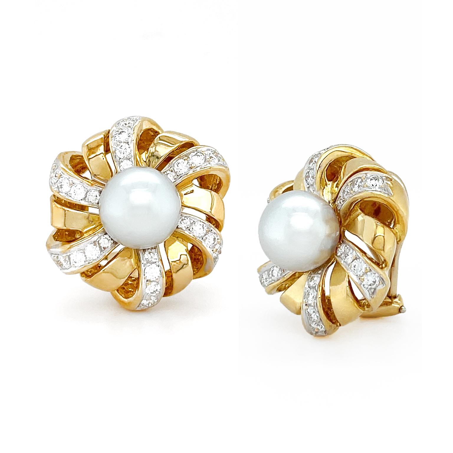 pearl earrings tanishq