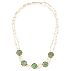 Pearl and Jade Necklace
