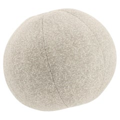 Pearl Ball Pillow, Bouclé Fabric