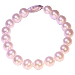 Pearl Bracelet South Sea Pearls 14 Karat White Gold