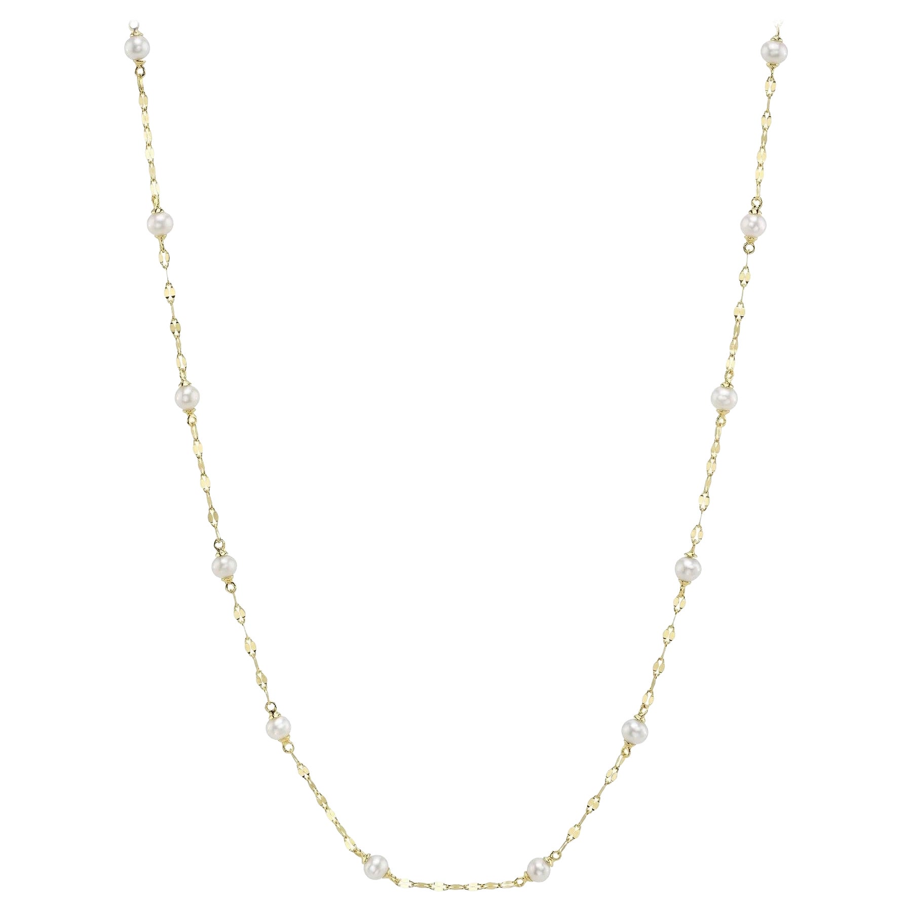 Pearl By the Yard Necklace
