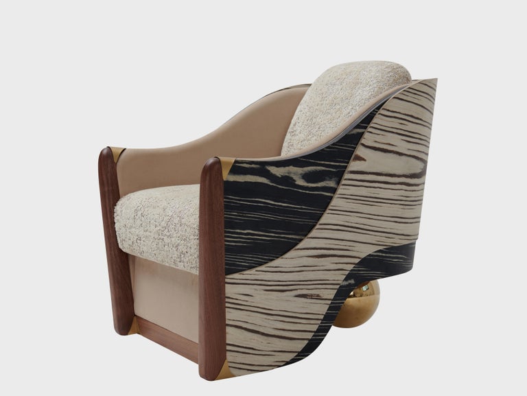 Fauteuil Pearl, Bryce Cai pour Objective, collection OBJ+, neuf