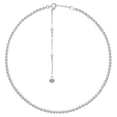 Pearl Choker in 925 Sterling Silver & Freshwater Pearls by O Sh