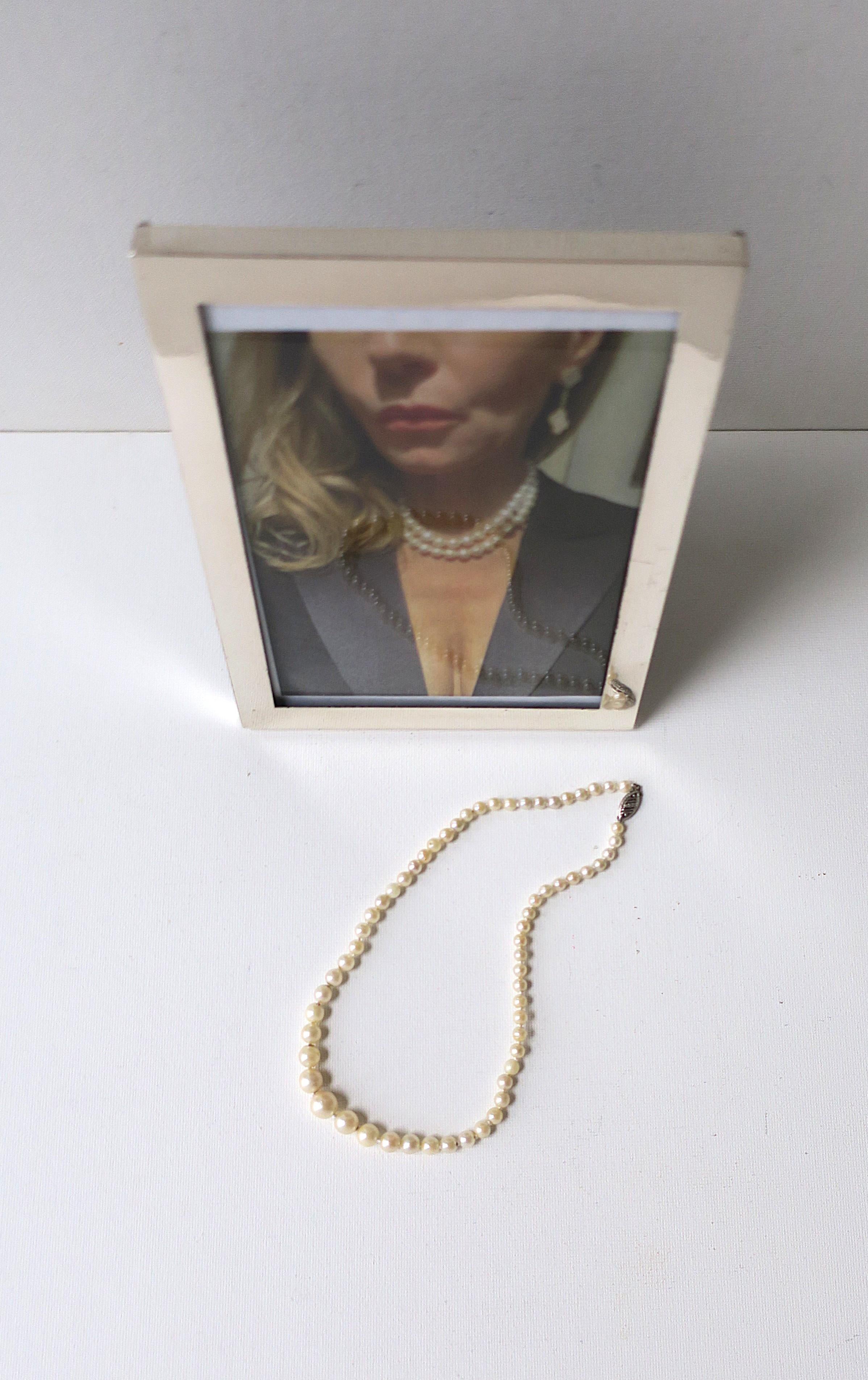 Collana girocollo di perle in vendita 2