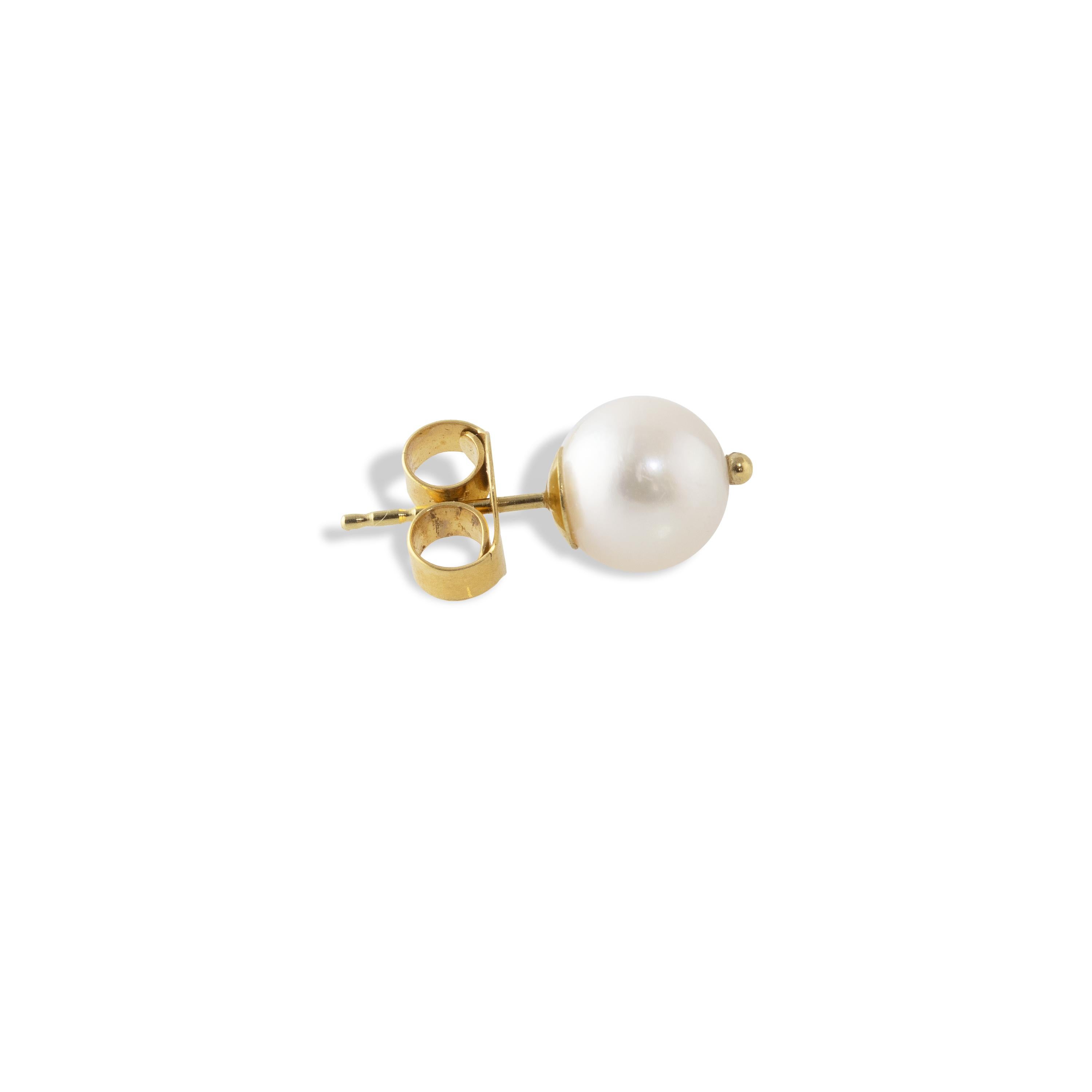 Contemporary Ico & the Bird Fine Jewelry Pearl, Citrine, Peridot, Diamond 18k Gold Earrings For Sale