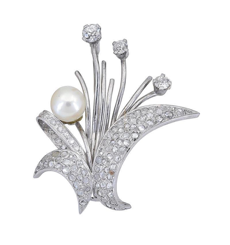 silver brooch for saree