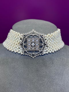 Pearl & Diamond Choker