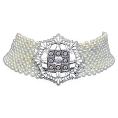Pearl & Diamond Choker