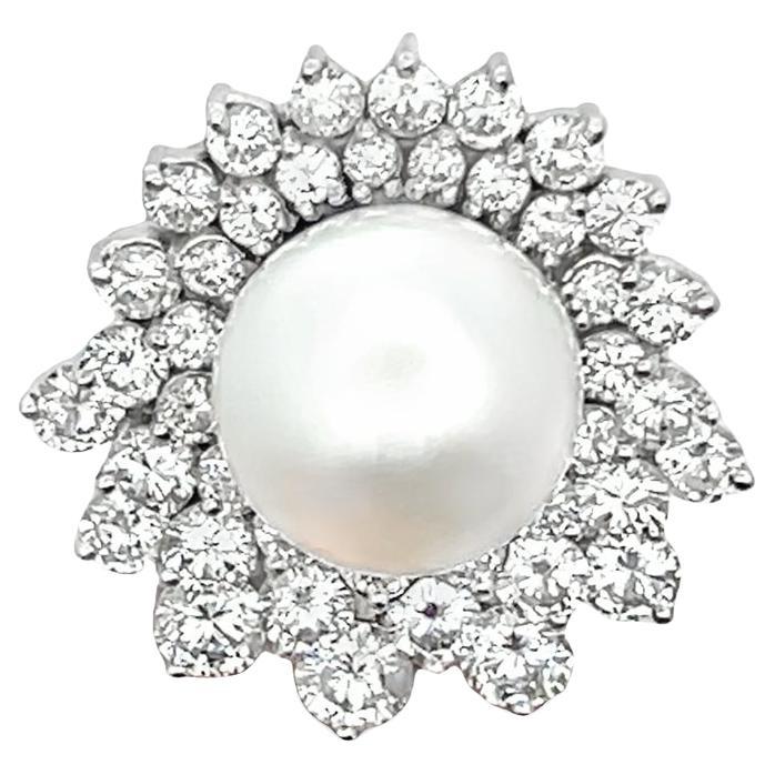 Pearl & Diamond Cocktail Ring