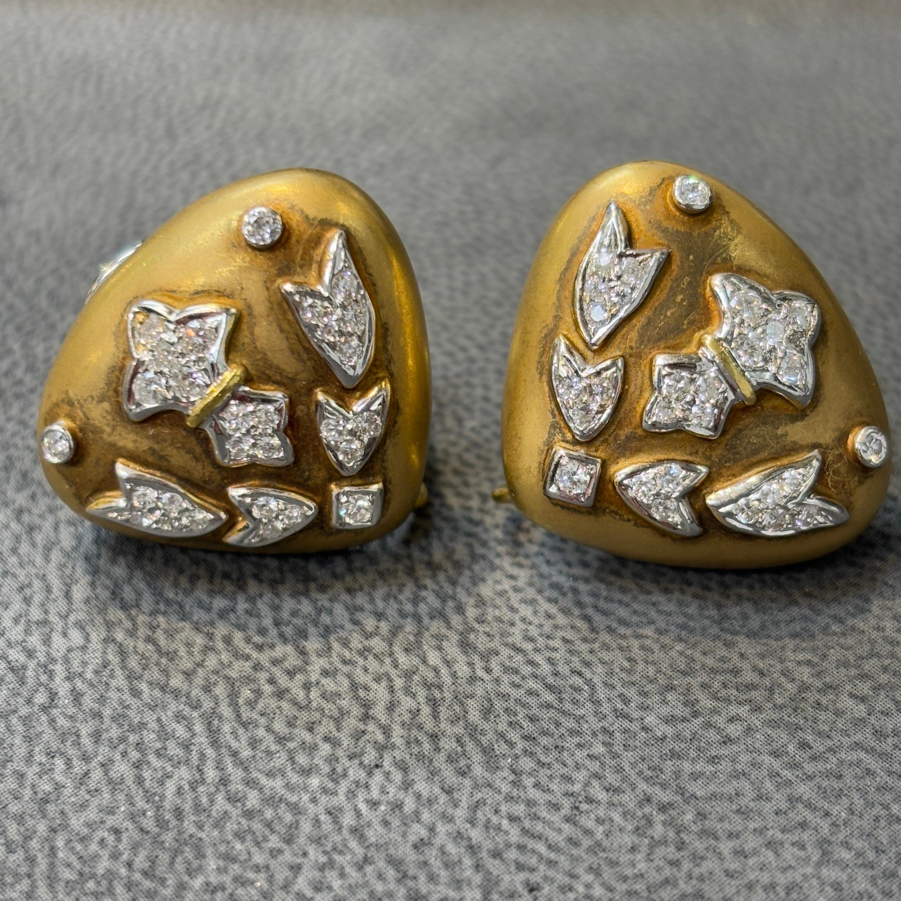 Orecchini giorno e notte con perle e diamanti in vendita 3