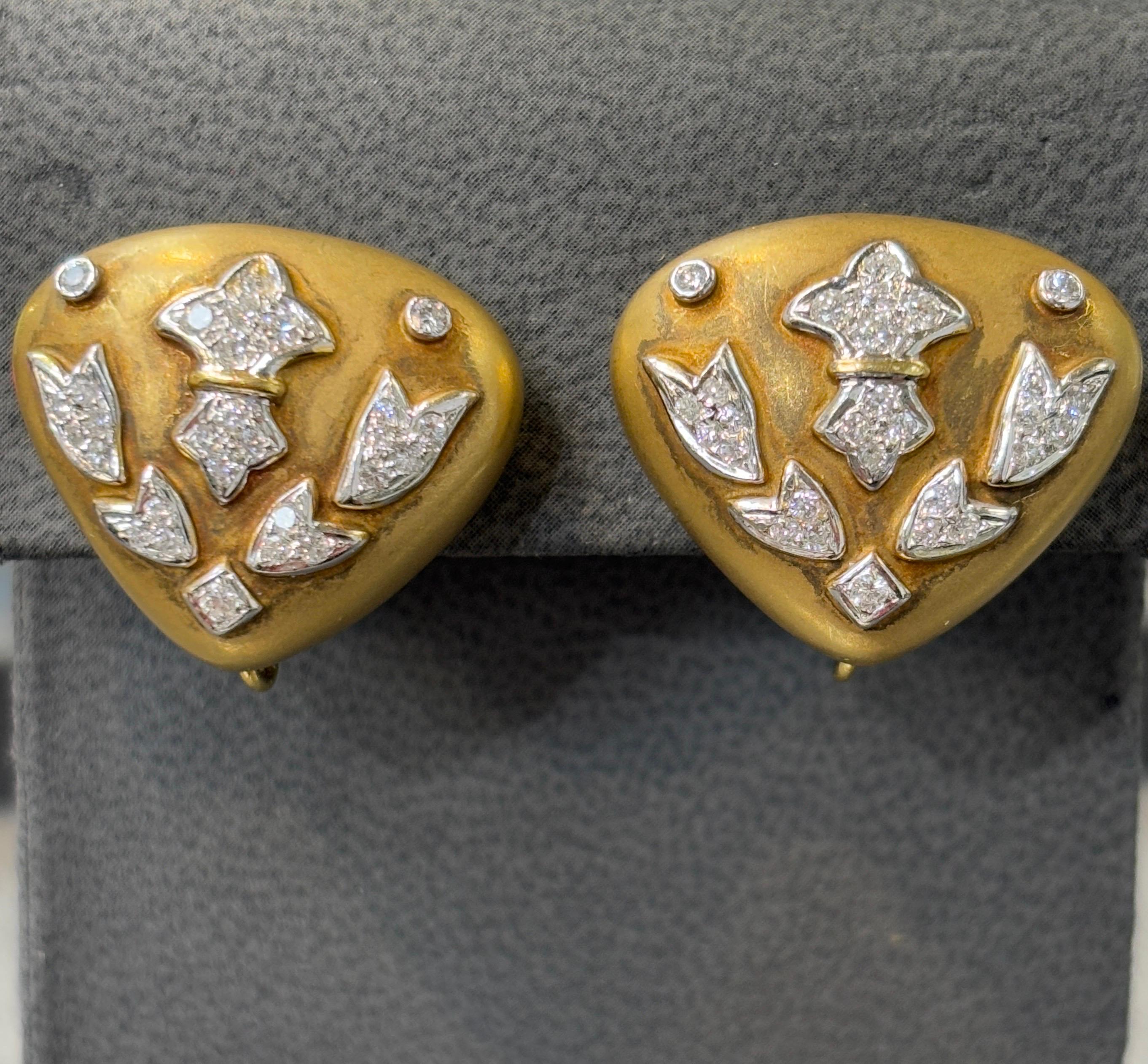 Orecchini giorno e notte con perle e diamanti in vendita 4