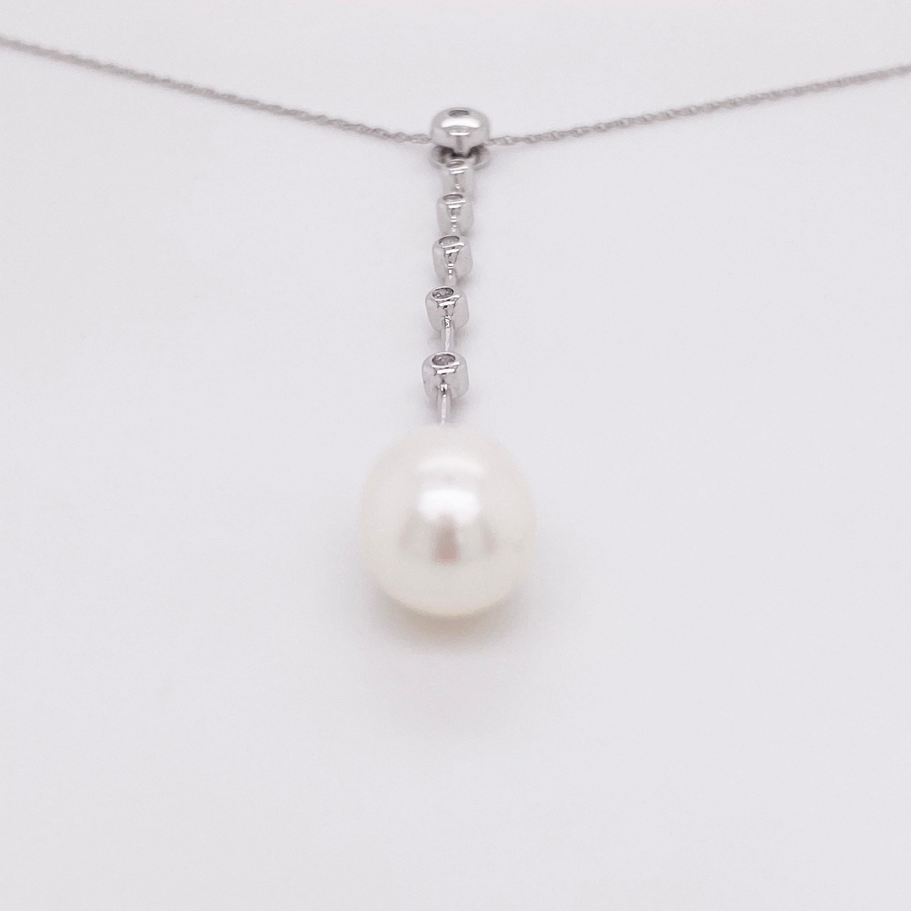 pearl and diamond bridal jewelry