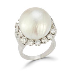 Pearl & Diamond Ring