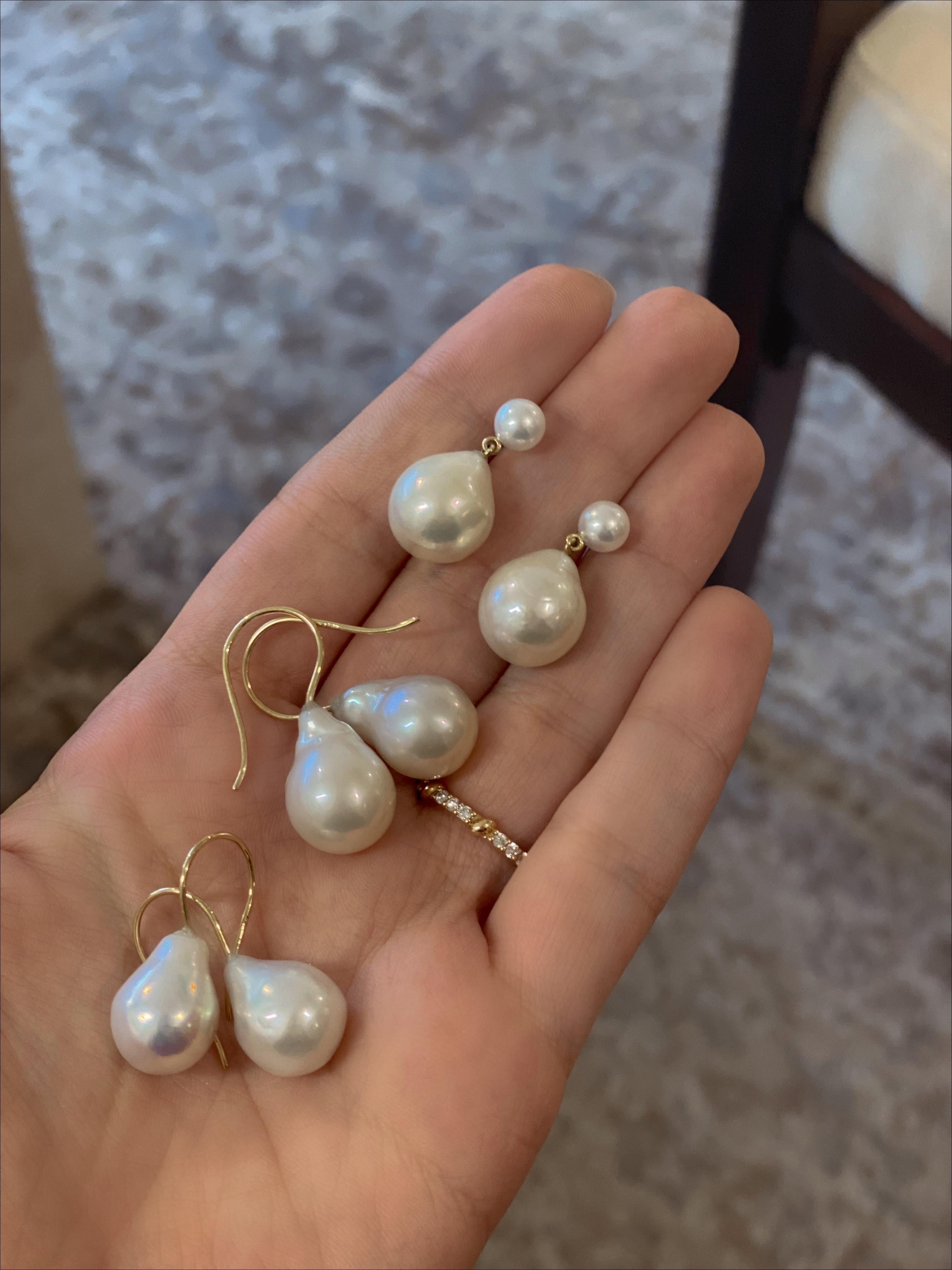 Women's Pearl Duo Earrings For Sale