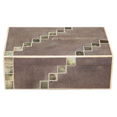 Pearl Elegance: Shagreen Treasure Box