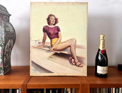 Female Pin Up Artist Smooth Sailing, Sweethearts of Sport