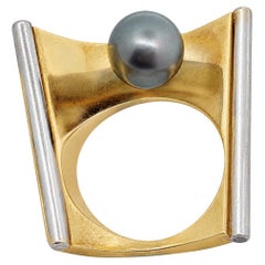 Pearl Geometric Ring