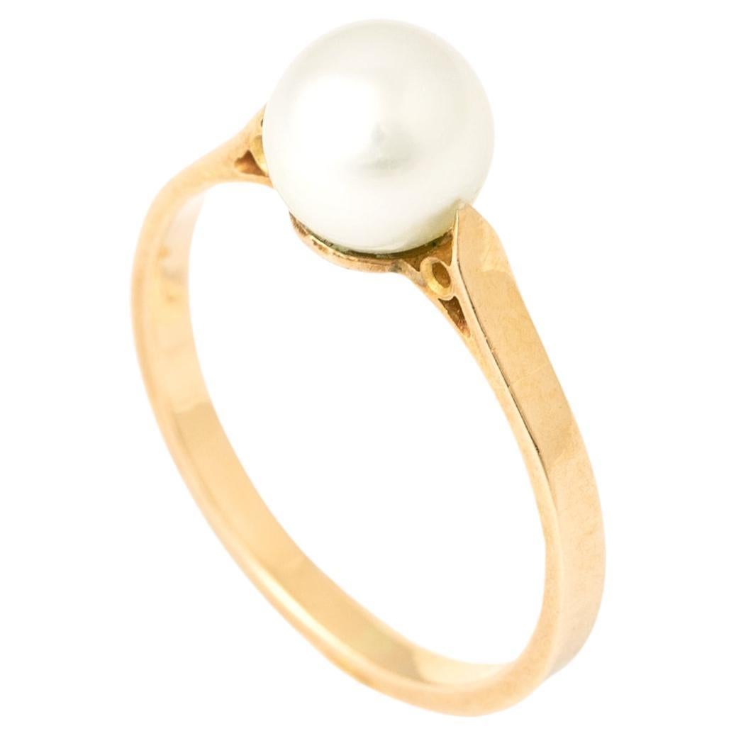 Pearl Gold Ring For Sale