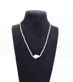 Pearl Labradorite 14k Gold Necklace