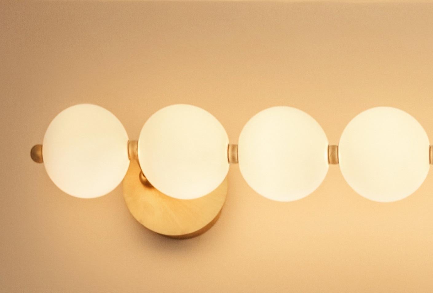 Other Pearl Ligne Wall Light by Ludovic Clément D’armont For Sale