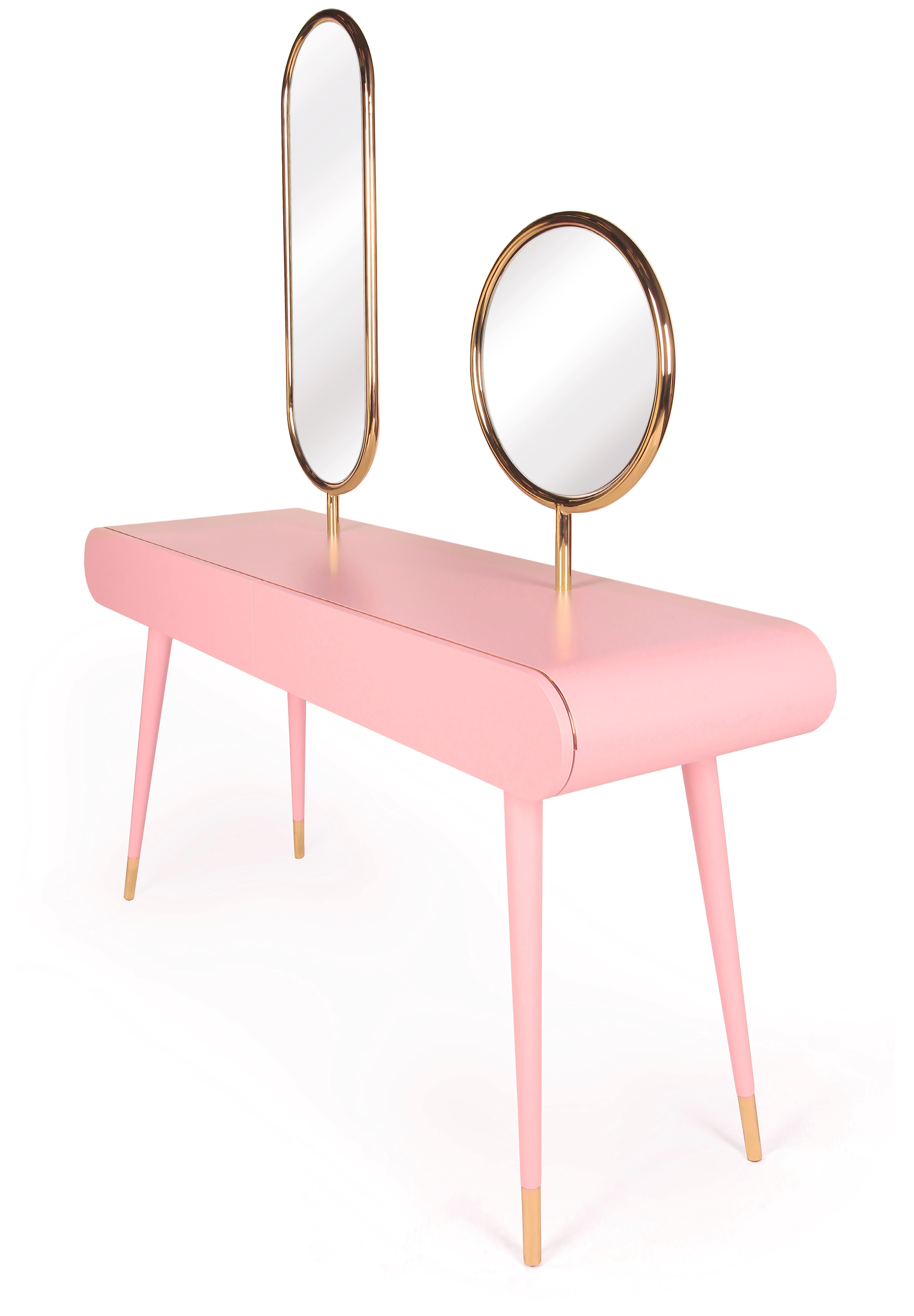Contemporary Pearl Grace Dressing Table, Royal Stranger