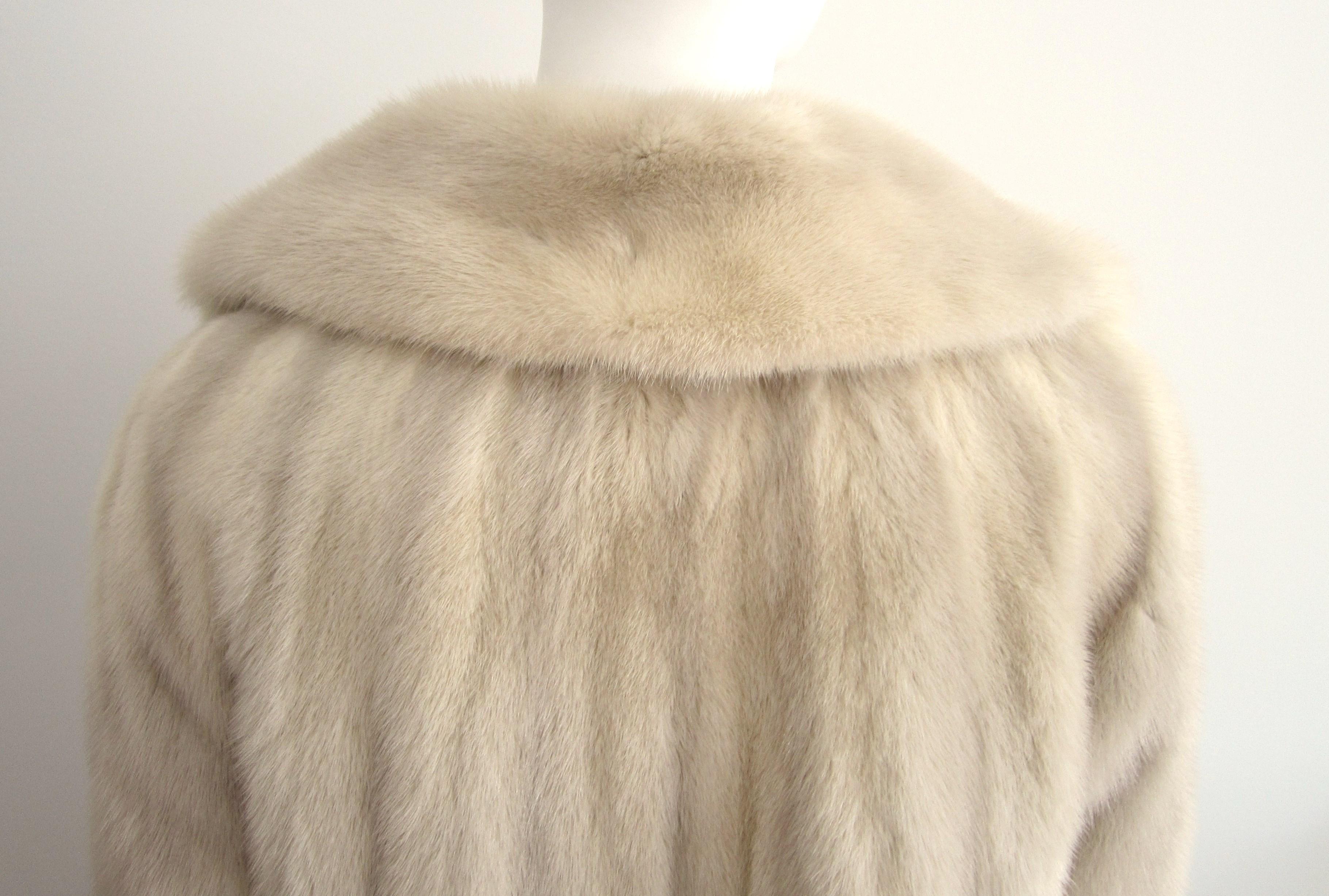 Women's Pearl Mink Stroller Coat Jacket