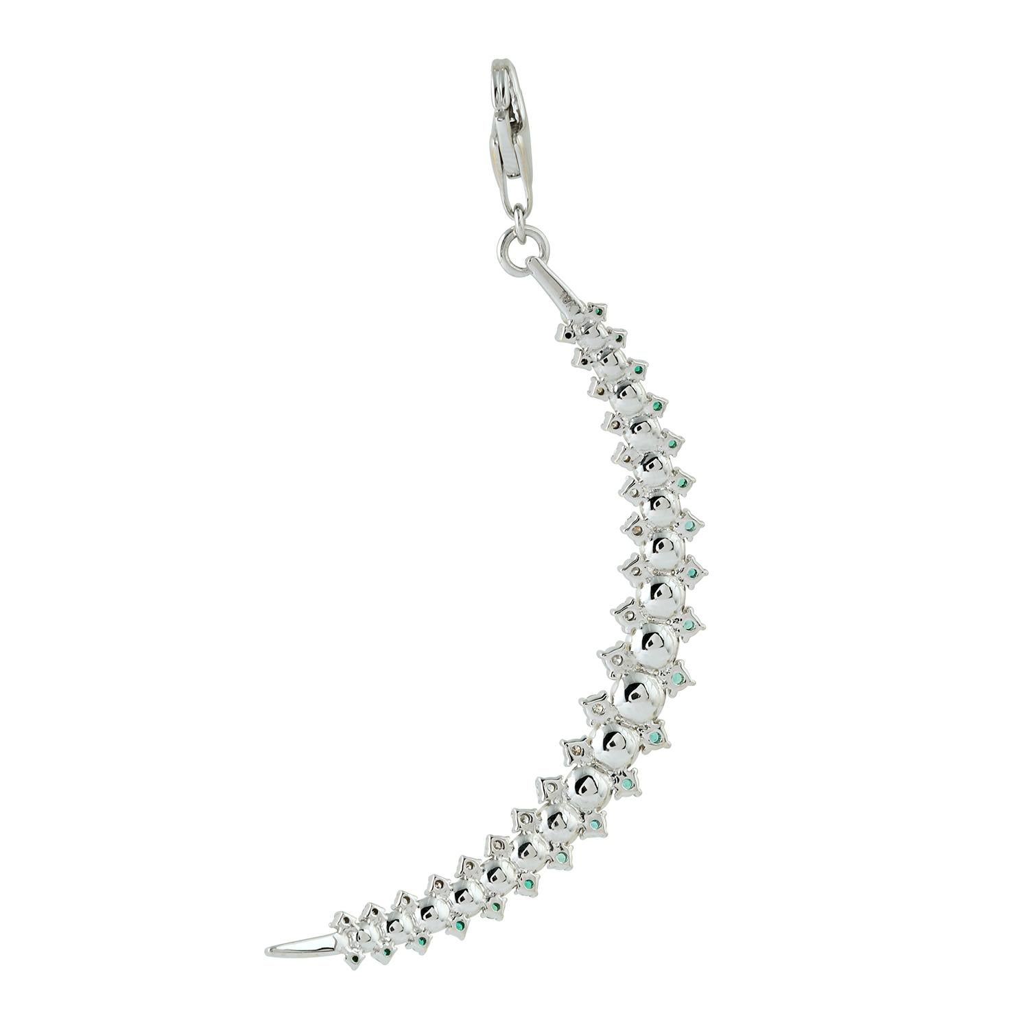 18KT:6.391g, D:0.43ct, Emer:0.43ct, Pear:5.18ct,