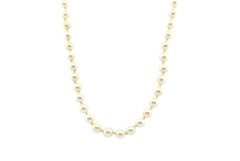 Pearl Necklace 5mm Gem Quality Pearl 14K 16 Inch Pink/White Strand of Pearls