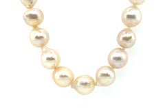 Collana di perle da 8-8,5 mm 14K 30 pollici rosa/bianco