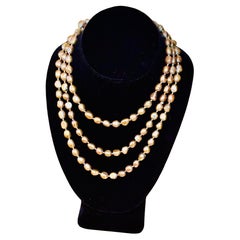 PEARL NECKLACE ‘ROPE’  Freshwater pearls from Mexico