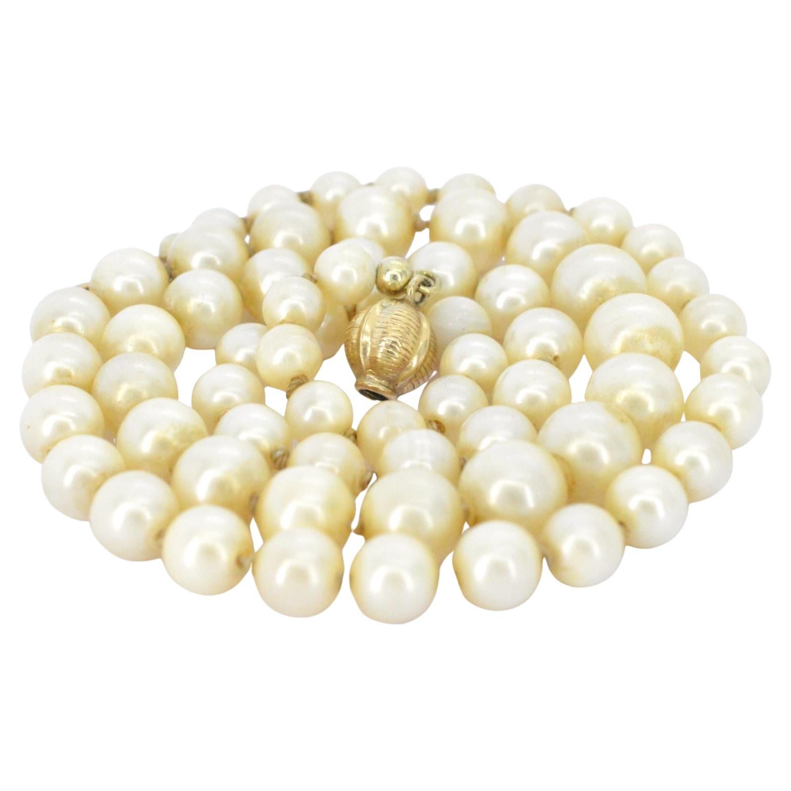 Certified Tahity Pearl Necklace with four handmade Interchangeable