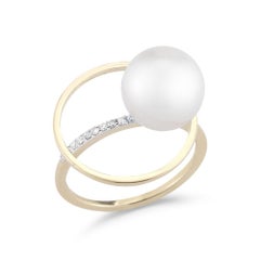 Pearl Orbit Ring