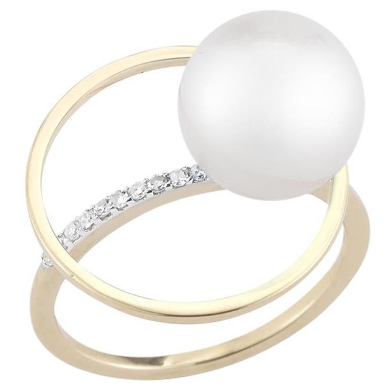 For Sale:  Pearl Orbit Ring