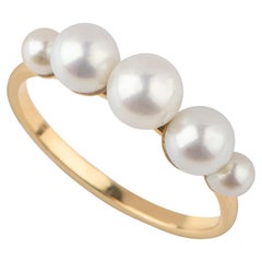 Used Pearl Ring, 18K Gold