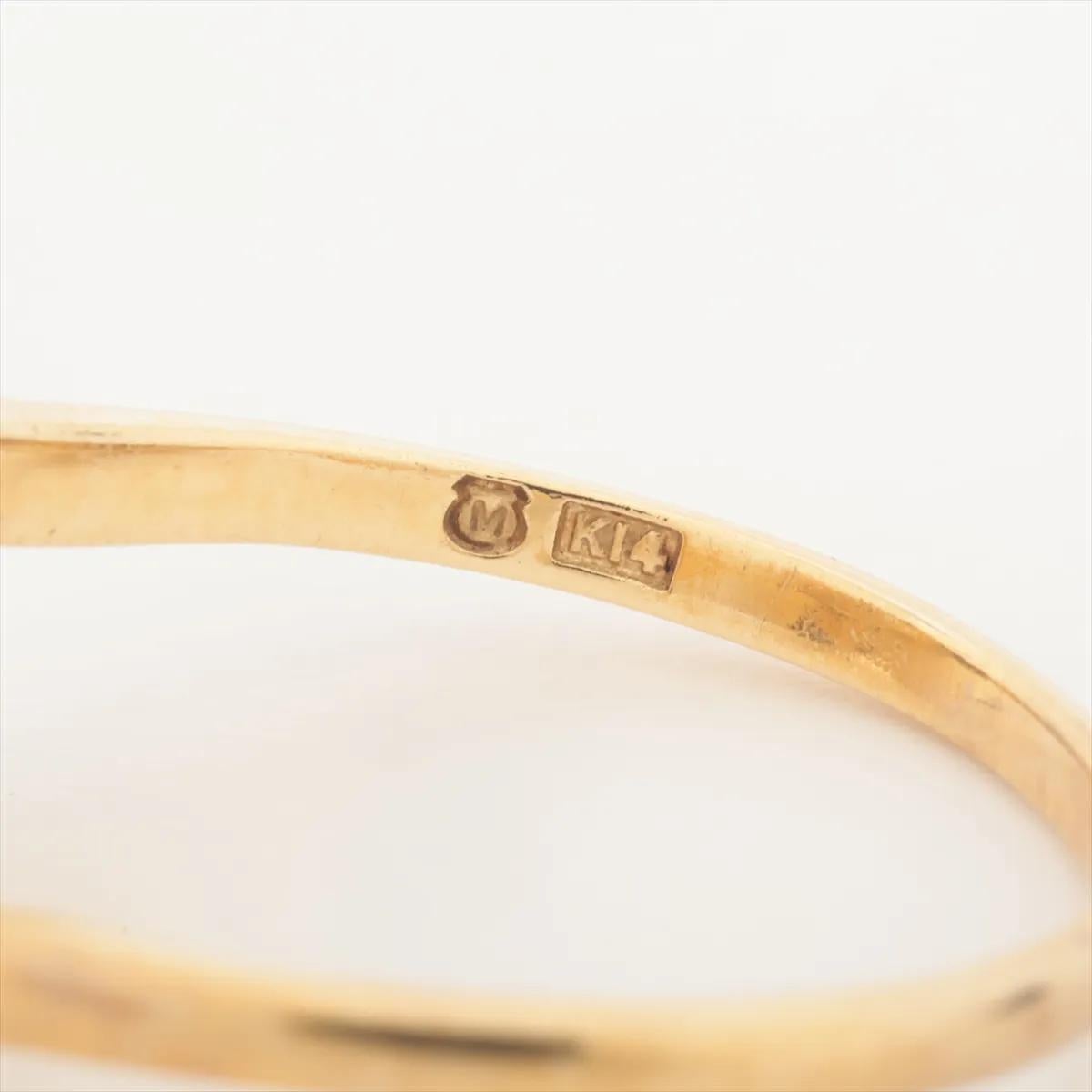 Bague perle saphir or jaune Bon état - En vente à Indianapolis, IN