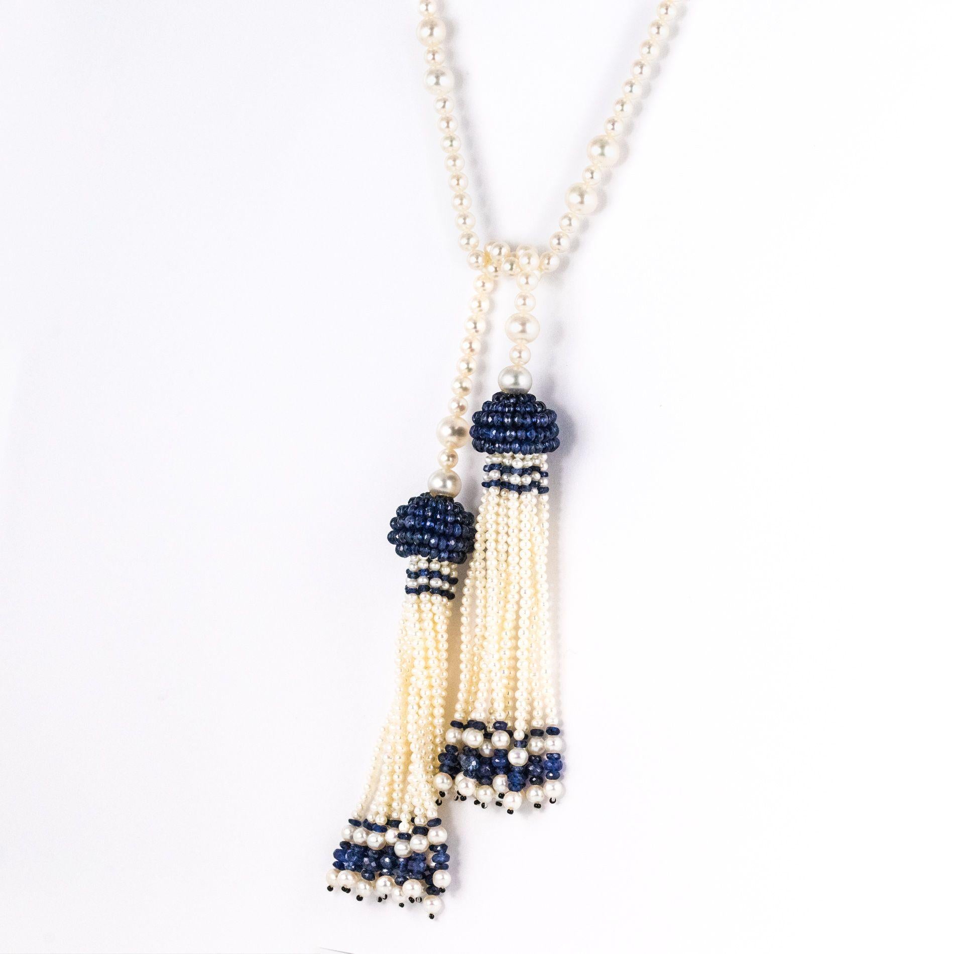 pearl tassel necklace