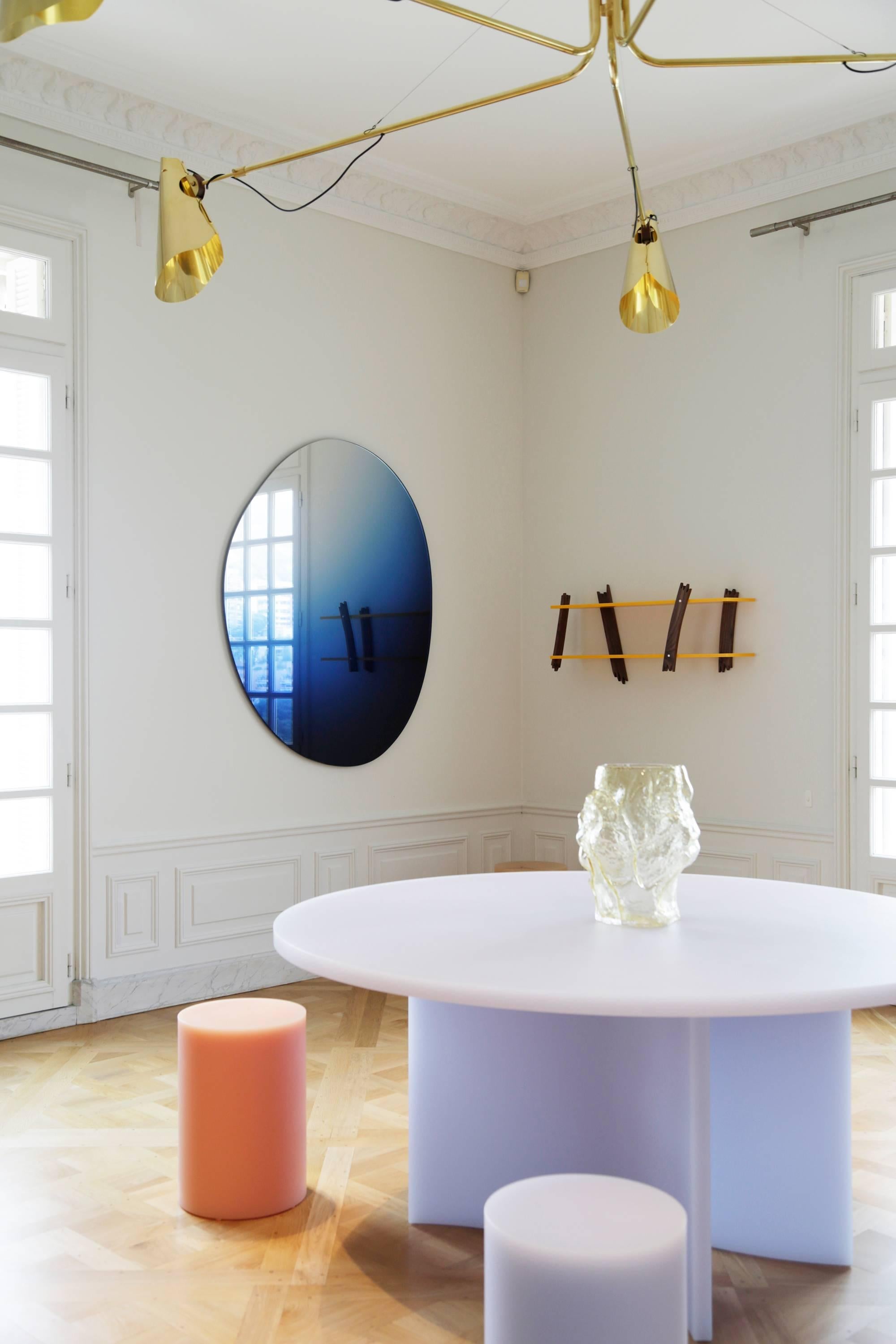 Pearl Screw Wall Shelf by Soft Baroque, American Walnut and Pearls Bookcase In New Condition In Copenhagen, DK