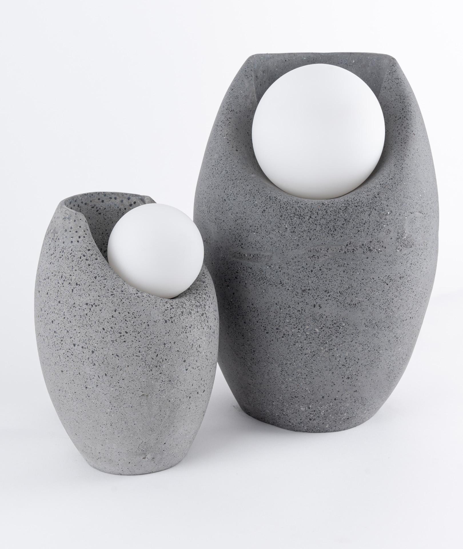 Post-Modern Pearl Small Table Lamp by Saadia Design For Sale